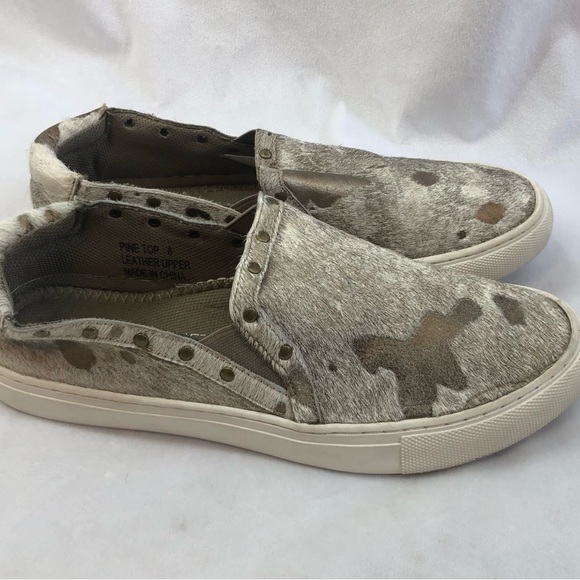 Corky’s size 8 pine top cowhide leather slip on sneakers - Picture 1 of 7